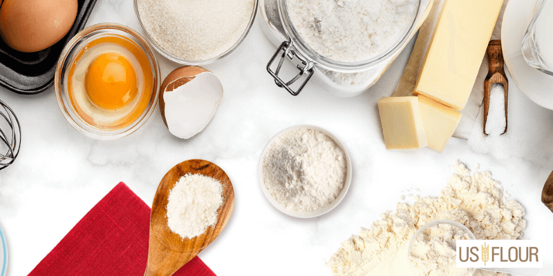 Different Flours And Ingredients