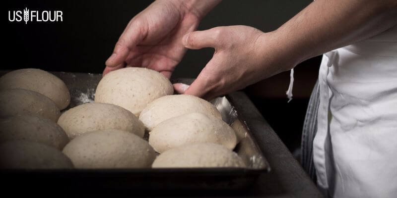 clear flour bread rising properly